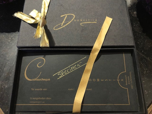 Schenk een cadeaubon